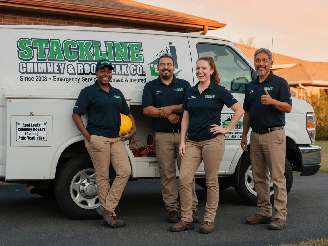 Chimney flashing repair company in Standish, MI